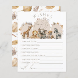 Oh Baby Safari Animals Boho Baby shower wil