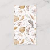 Oh Baby Safari Boho Shower Animal ckrackers game Informatiekaartje (Achterkant)