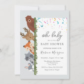 Oh baby Safari dieren genderneutraal baby shower Kaart (Voorkant)