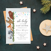 Oh baby Safari dieren genderneutraal baby shower Kaart