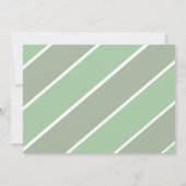 Oh Baby Sage Green Modern Whimsical Baby shower Kaart (Achterkant)