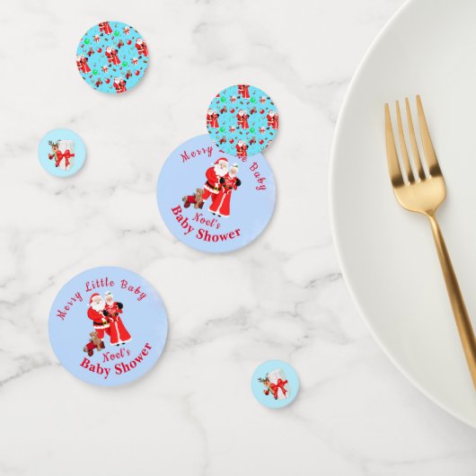 Oh Baby Santa & Mrs Claus Baby shower Confetti (Groep)
