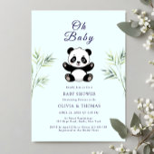 Oh Baby Schattige Little Panda Baby shower Kaart