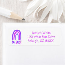 Oh Baby! Schattige Rainbow CUSTOM Baby shower Adre