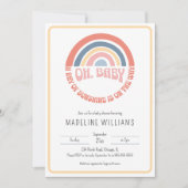 Oh Baby! Schattige Rainbow Gender Neutraal Baby sh Kaart (Voorkant)