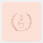 Oh Baby schattige Stickers (Voorkant)