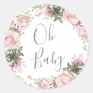 Oh Baby Seal Ronde Sticker