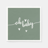 Oh baby servet (Voorkant)