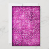 Oh Baby Shimmer Neon Baby shower Uitnodiging (Achterkant)