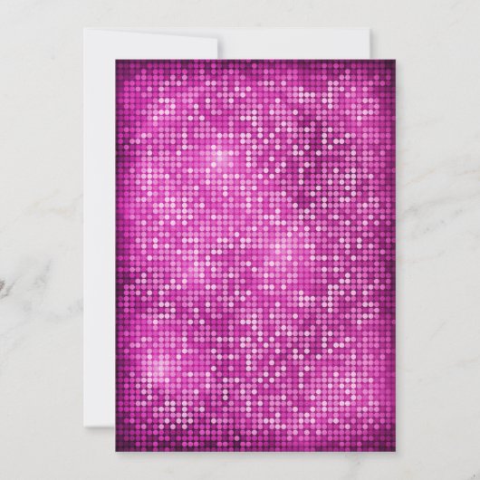 Oh Baby Shimmer Neon Baby shower Uitnodiging (Achterkant)