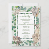 Oh Baby shower Australische dieren Wild One Kaart (Voorkant)