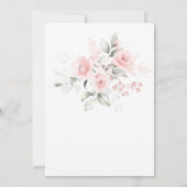 Oh Baby! Shower by Mail  Blush Pink Roses Kaart (Achterkant)