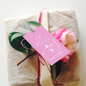Oh Baby shower Cadeaulabel