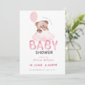 Oh Baby Shower Feestelijke Vormgeving Kaart (Staand voorkant)
