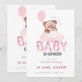 Oh Baby Shower Feestelijke Vormgeving Kaart (Voorkant / Achterkant)