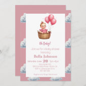 Oh Baby Shower  Kaart (Voorkant / Achterkant)