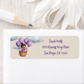 Oh Baby Shower Paars Etiket (Insitu)