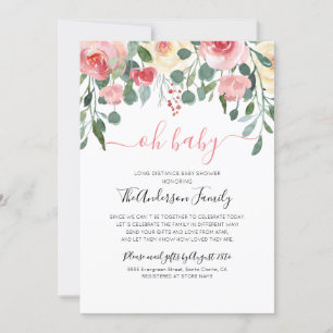 Oh Baby shower per post lange afstand Kaart