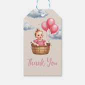 Oh Baby Shower Pink Cadeaulabel (Voorkant)