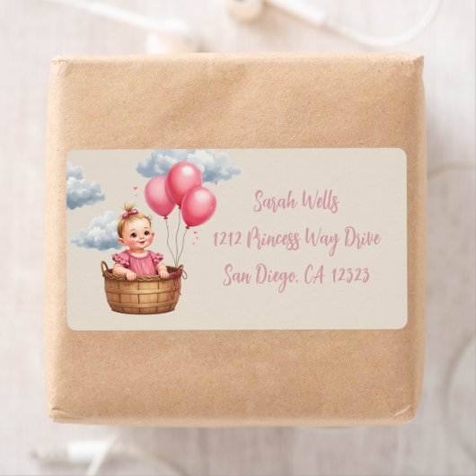 Oh Baby Shower Pink Etiket (Insitu)