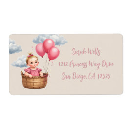 Oh Baby Shower Pink Etiket