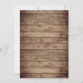 Oh Baby shower Rustic Floral Sunflower Butterfly Kaart (Achterkant)