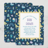 Oh Baby shower Uitnodiging (Voorkant / Achterkant)