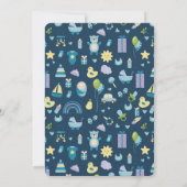 Oh Baby shower Uitnodiging (Achterkant)