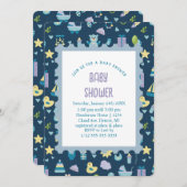 Oh Baby shower Uitnodiging (Voorkant / Achterkant)