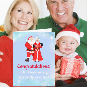 Oh Baby Sinterklaas & Mevrouw Claus Grootouders Kaart