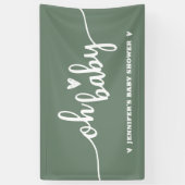 Oh baby spandoek (Verticaal)