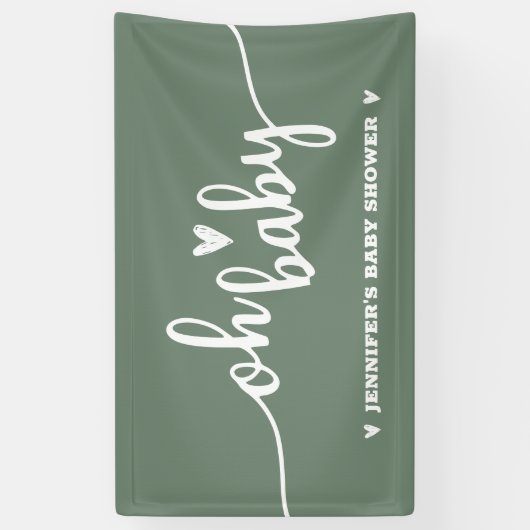 Oh baby spandoek (Verticaal)