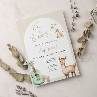 Oh Baby speelgoed Genderneutraal Baby shower Kaart