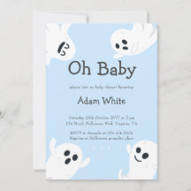 Oh Baby Spooky Ghost Halloween Herfst Baby shower