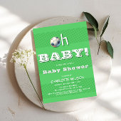 Oh Baby! Sport Football Baby Boy Shower Kaart