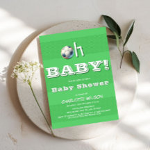 Oh Baby! Sport Voetbal Baby Jongen Shower