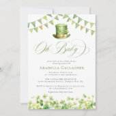 Oh Baby St. Patrick’s Day Green Baby Shower  Kaart (Voorkant)