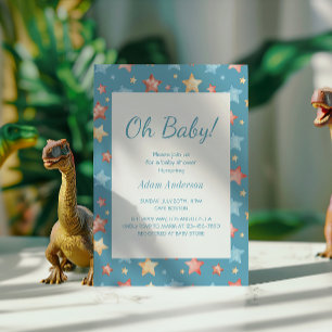 Oh Baby! Starry Sky Baby shower - Jongen Baby show Kaart