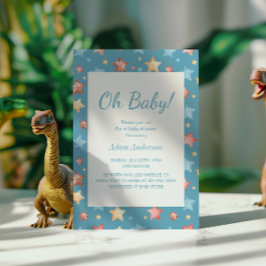 Oh Baby! Starry Sky Baby shower - Jongen Baby show Kaart