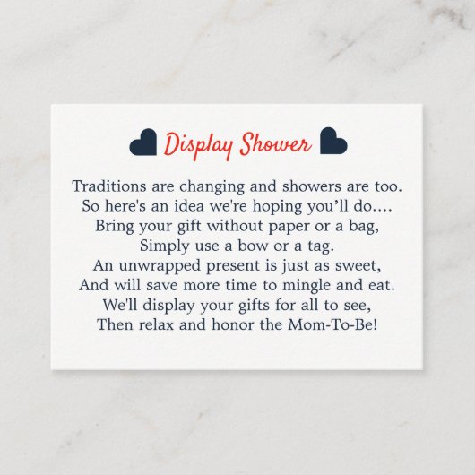 Oh Baby Succulent Cactus Schattige douchedisplay Informatiekaartje (Voorkant)