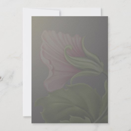 Oh Baby suikererwten in een Baby shower met peul Kaart (Achterkant)