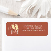 Oh Baby Terracotta Feet Adres Etiket (Insitu)