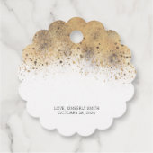 Oh Baby Tropical Greenery Baby shower Bedankjes Labels (Achterkant)