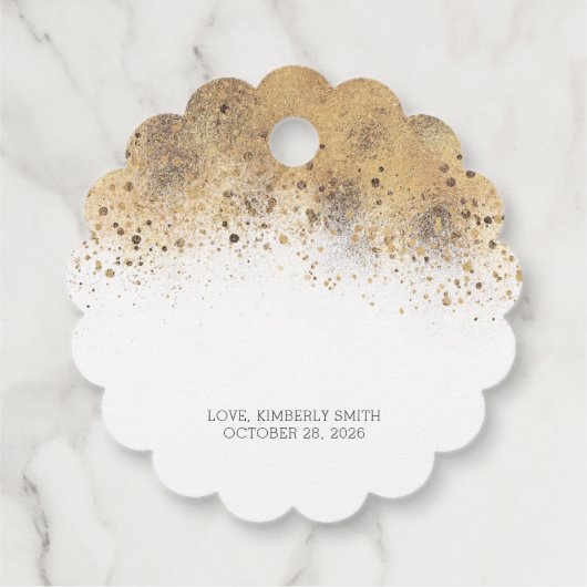 Oh Baby Tropical Greenery Baby shower Bedankjes Labels (Achterkant)