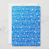 Oh Baby Turquoise Glitter Script Photo Boy Geboort Aankondiging (Achterkant)