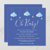 Oh Baby Twinkle Twinkle Baby shower / Sprinkle Kaart (Voorkant / Achterkant)
