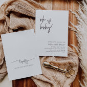 Oh Baby Uitnodiging Baby shower Partij G400 uitnod