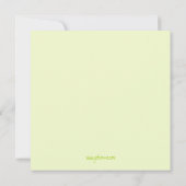 Oh Baby! Uitnodiging voor tuindouches (Achterkant)