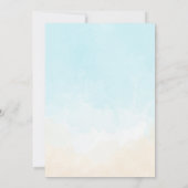 Oh Baby Under Sea Baby Shower Bedankkaart (Achterkant)