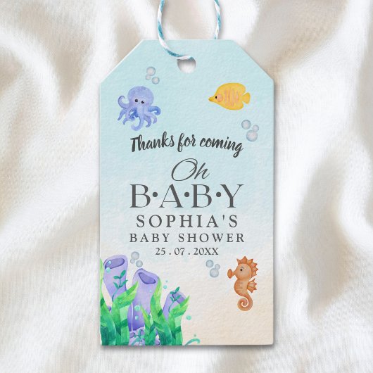 Oh Baby Under Sea Baby Shower Cadeaulabel